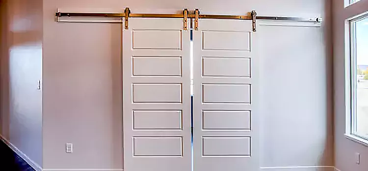 Glass Barn Door with Installation Hardware Kit Kokomo